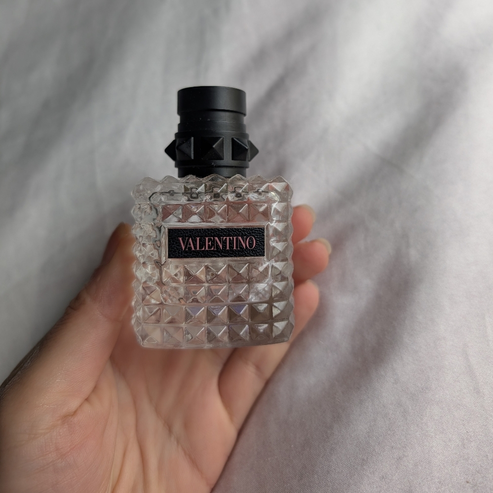 Empty Valentino Perfume Bottle